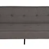 Izvelkams dīvāns Melns Pelēks 181 x 102 x 85 cm