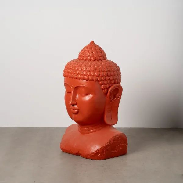 Sculpture Turquoise Resin Buddha 60,5 x 56 x 108 cm