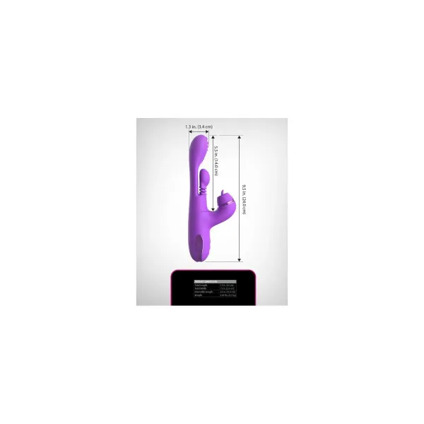 Divkārši Stimulējošs Vibrators Pipedream