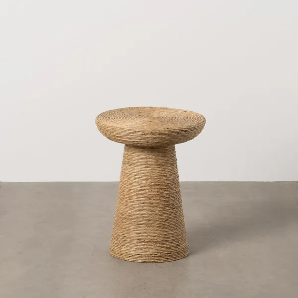 Side table RATÁN Beige 41 x 41 x 51 cm