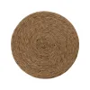 Šoninis staliukas RATÁN Rusvai gelsva 41 x 41 x 51 cm