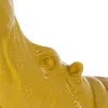 Decorative Figure Yellow Hippopotamus 66 x 25,5 x 51 cm