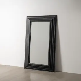 Sienas spogulis Melns 120 x 8 x 196 cm
