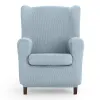 Wingback chair cover Eysa ULISES Celeste 80 x 100 x 90 cm