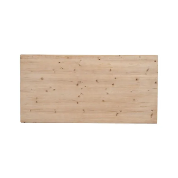 Обеденный стол Белый Натуральный древесина ели 120 x 60 x 48 cm