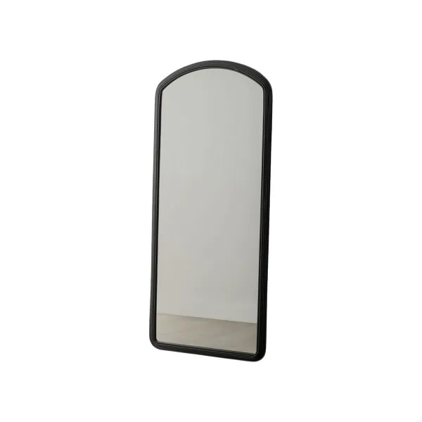 Sieninis veidrodis Juoda 81 x 4 x 182 cm
