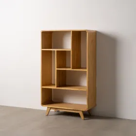 Shelves Beige Wood 90 x 40 x 150 cm