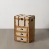 Сундук Коричневый Бежевый полиэстер Древесина тополя 46 x 36 x 71 cm