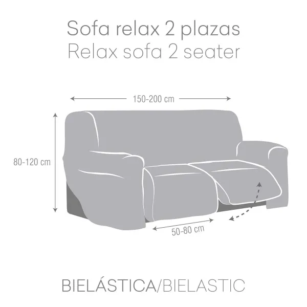 Sofa Cover Eysa ROC Tile 70 x 120 x 200 cm