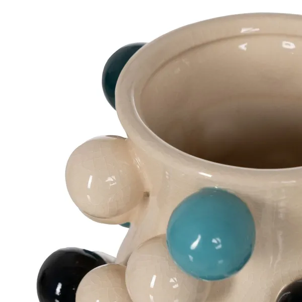 Vase Multicolour Ceramic 21 x 21 x 26 cm