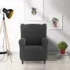 Wingback chair cover Eysa THOR Dark grey 80 x 110 x 90 cm