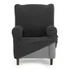 Wingback chair cover Eysa THOR Dark grey 80 x 110 x 90 cm