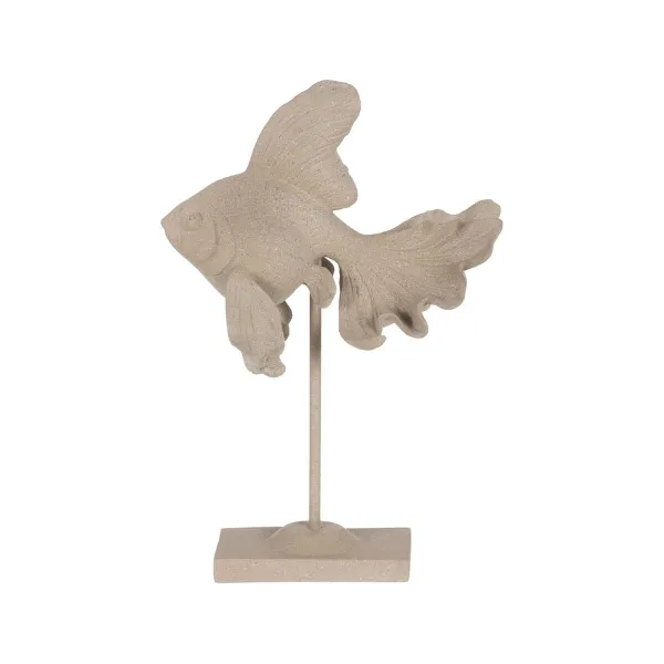 Koristehahmo Beige Kala 22,8 x 15 x 30,2 cm
