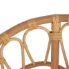 Dining Chair White Natural Rattan 58 x 59 x 78 cm