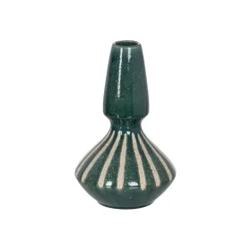 Vāze Balts Zaļš Keramika 19,3 x 19,3 x 31,2 cm