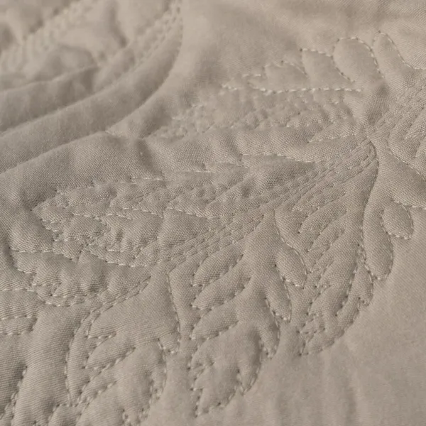 Bedspread (quilt) Taupe 180 x 1 x 260 cm