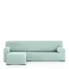 Left long arm chaise longue cover Eysa ULISES Aquamarine 110 x 110 x 310 cm