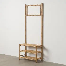 Mēteļu plaukts Dabisks Bambuss 70 x 32 x 175 cm
