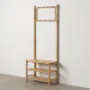 Paltų kabykla Natūralus Bambukas 70 x 32 x 175 cm