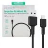 USB-Lightning Kaabel Aukey CB-CD30 Must 90 cm
