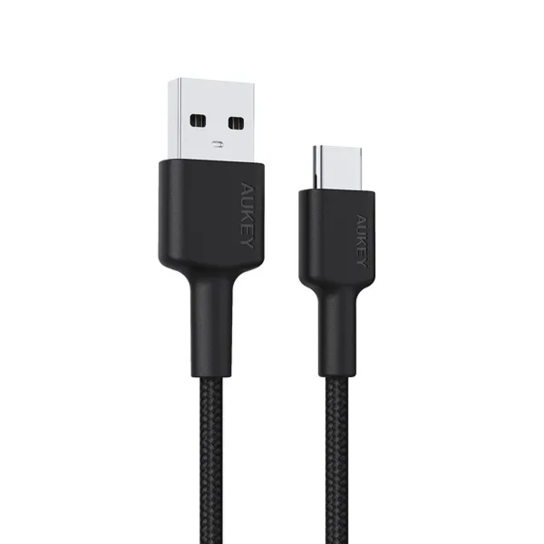 USB-Lightning Kaabel Aukey CB-CD30 Must 90 cm
