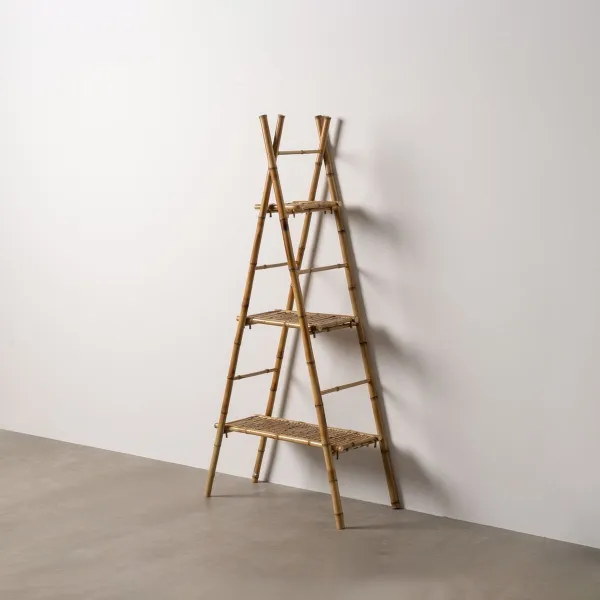 Plaukti Bēšs Bambuss 78 x 40 x 165 cm
