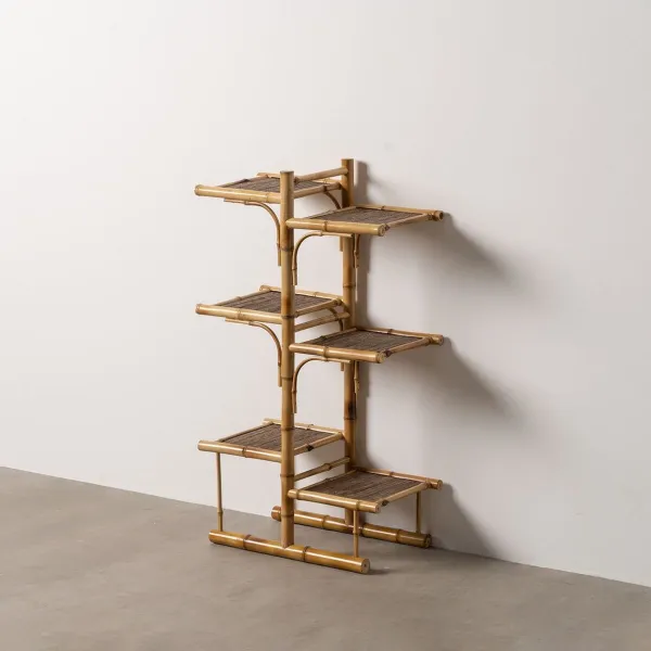 Shelves Beige Bamboo 57 x 32 x 100 cm