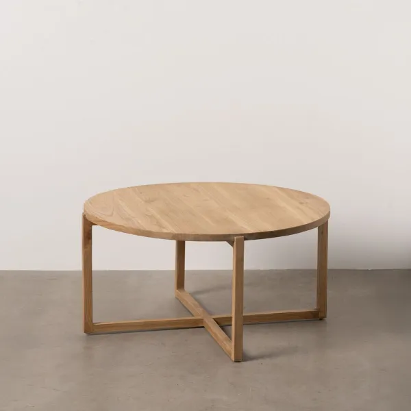 Centre Table Natural 80 x 80 x 40 cm