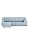 Left long arm chaise longue cover Eysa ULISES Celeste 110 x 110 x 310 cm