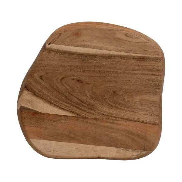 Side table Black Natural 35 x 35 x 60 cm