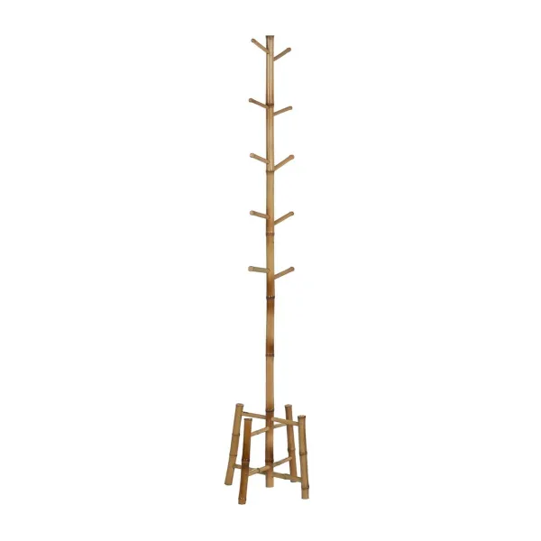 Mēteļu plaukts Dabisks Bambuss 36 x 36 x 162 cm