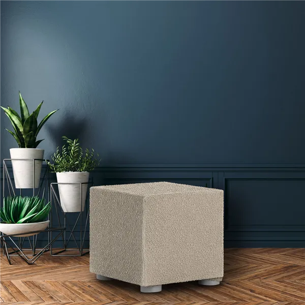 Pouffe cover Eysa ROC Light brown 65 x 65 x 65 cm