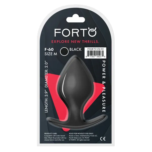 Anālais spraudnis Forto Melns