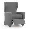 Slipcover for armchair with separate legs Eysa ULISES Grey 90 x 100 x 75 cm