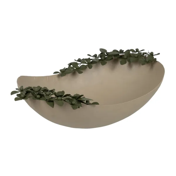 Centerpiece Green Beige Iron 44 x 31 x 18 cm