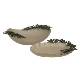 Centerpiece Green Beige Iron 44 x 31 x 18 cm