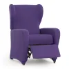 Slipcover for armchair with separate legs Eysa ULISES Purple 90 x 100 x 75 cm