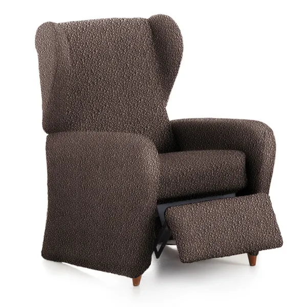 Slipcover for armchair with separate legs Eysa ROC Brown 90 x 120 x 85 cm