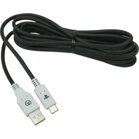 USB A - USB-C Kaabel Powera 1516957-01 Must 3 m
