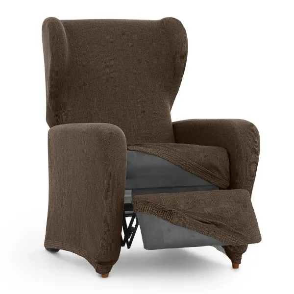 Slipcover for armchair with separate legs Eysa ULISES Brown 90 x 100 x 75 cm