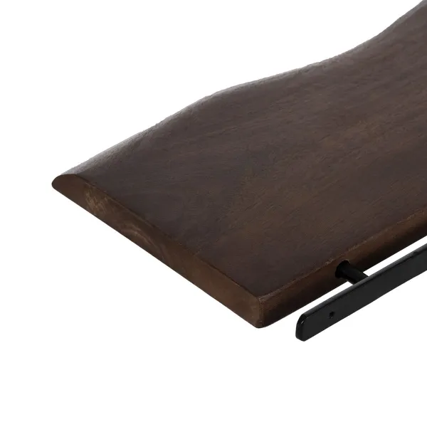 Planken Brūns Mango koks 80 x 20 x 3 cm