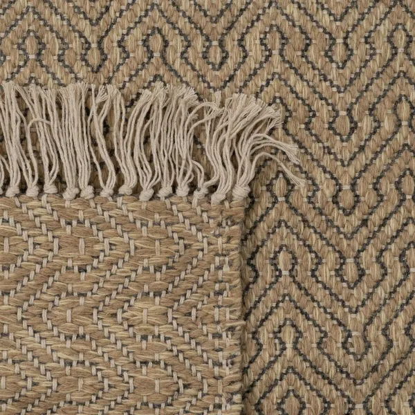 Kilimas Juoda Natūralus 200 x 1 x 300 cm
