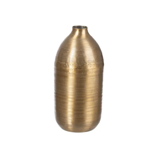 Vase Golden Aluminium 16,5 x 16,5 x 35,5 cm