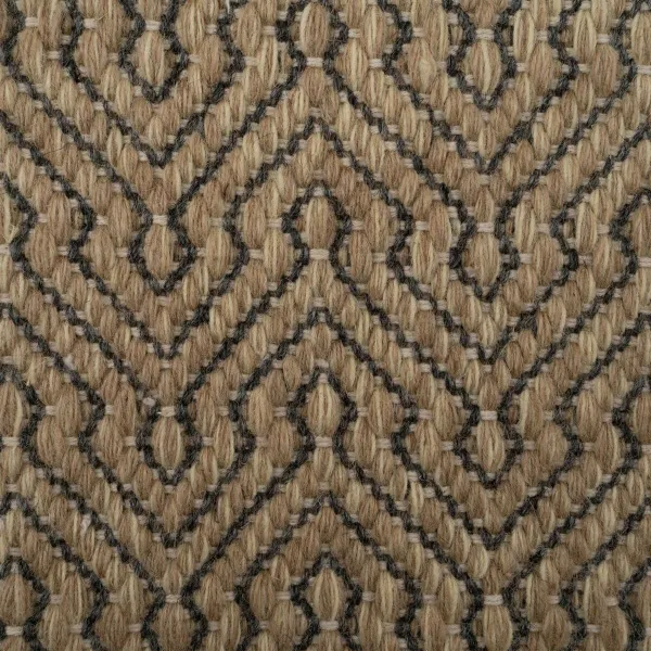 Paklājs Melns Dabisks 160 x 1 x 240 cm
