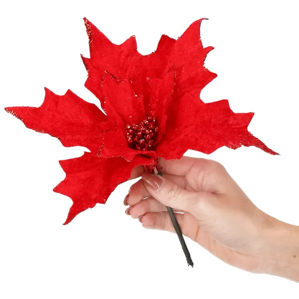 CA0721 JÕULUKORNAMENT "POINSETTIA"