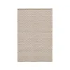 Carpet White Natural 160 x 1 x 240 cm