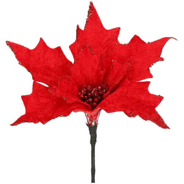 CA0721 CHRISTMAS ORNAMENT "POINSETTIA"