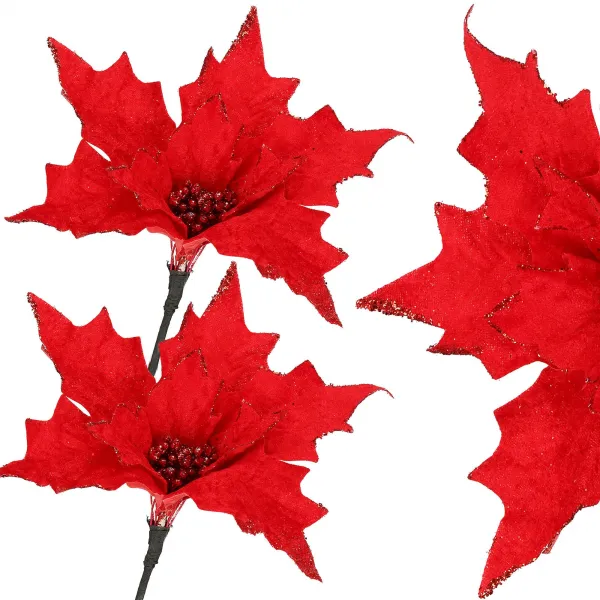 CA0721 JÕULUKORNAMENT "POINSETTIA"