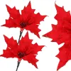 Ziemassvētku rotājums-poinsettia Springos CA0721