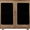 Occasional Furniture BURNIE Black Natural Crystal Mango wood 81 x 41 x 83 cm